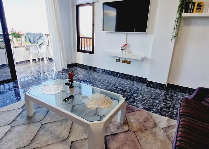 Garajonay 3 Bedrooms Apartment, Ocean & Pool View Tatil Evi Playa Feñabe